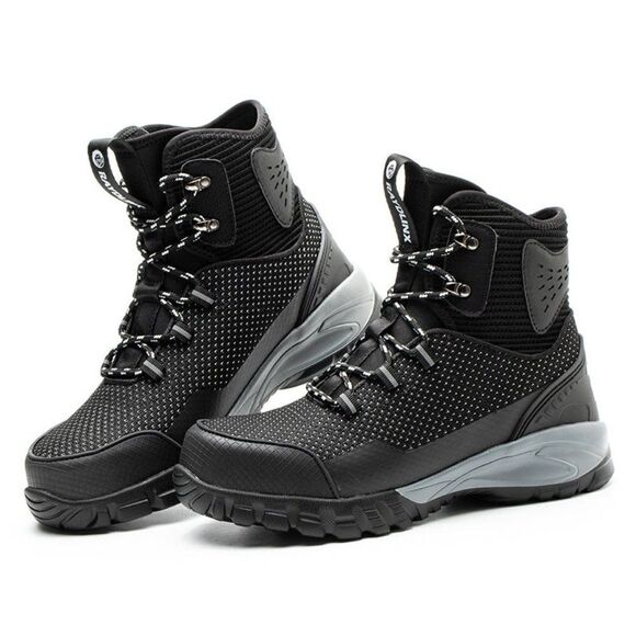 RAYDLINX H86 Steel Toe Slip Resistant Safety Boots for Men Black Size 13.5 NWT main image 6